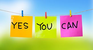 Image of image of Labels saying yes you can