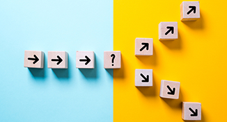 Image of arrows splitting off into different directions