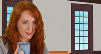 Image of Lila looking towards camera